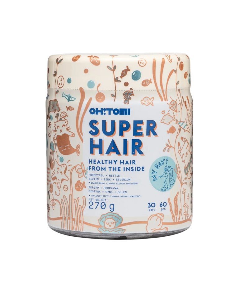 Дъвчащи витамини за сияйна кожа, здрава коса и твърди нокти Super Hair