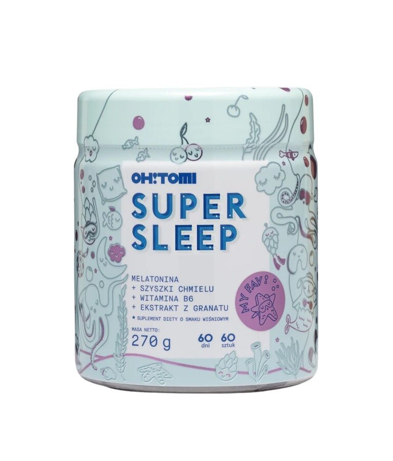 Дъвчащи витамини за здрав и спокоен сън с мелатонин Super Sleep