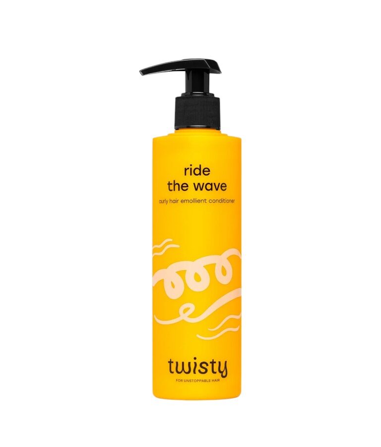 Емолиентен балсам за къдрава коса с масло от дива роза и индийски коноп Twisty