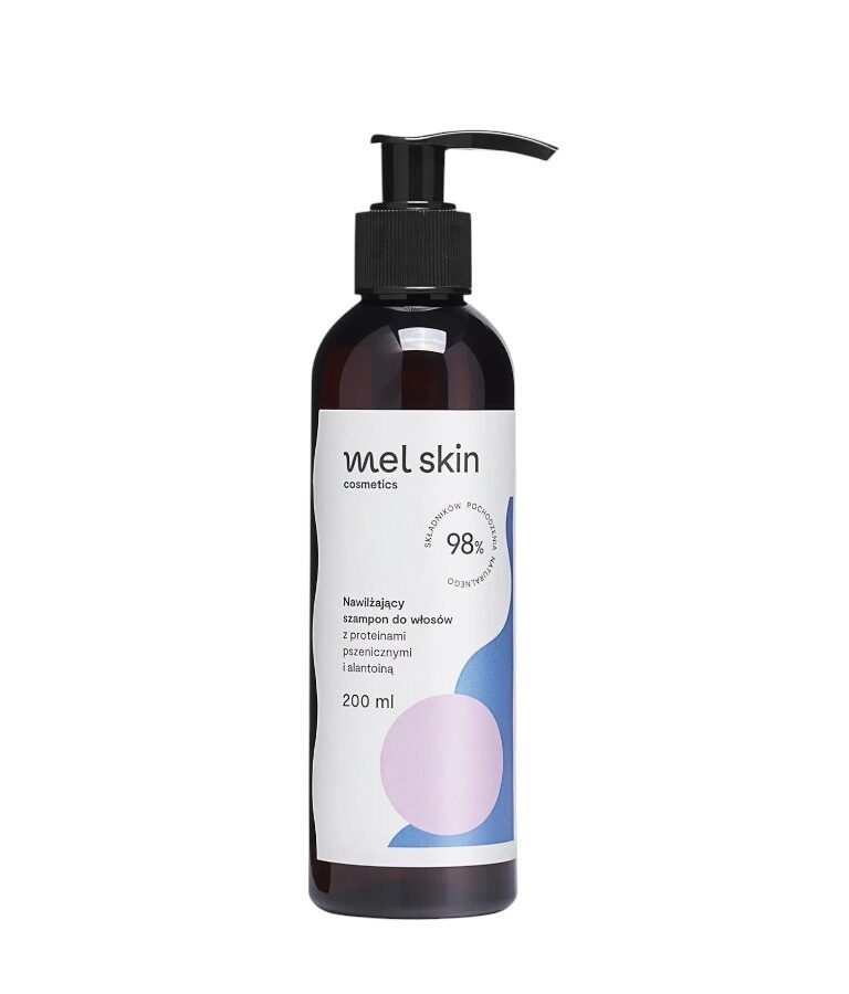 Хидратиращ шампоан за суха коса с пшеничен протеин и алантоин Mel Skin