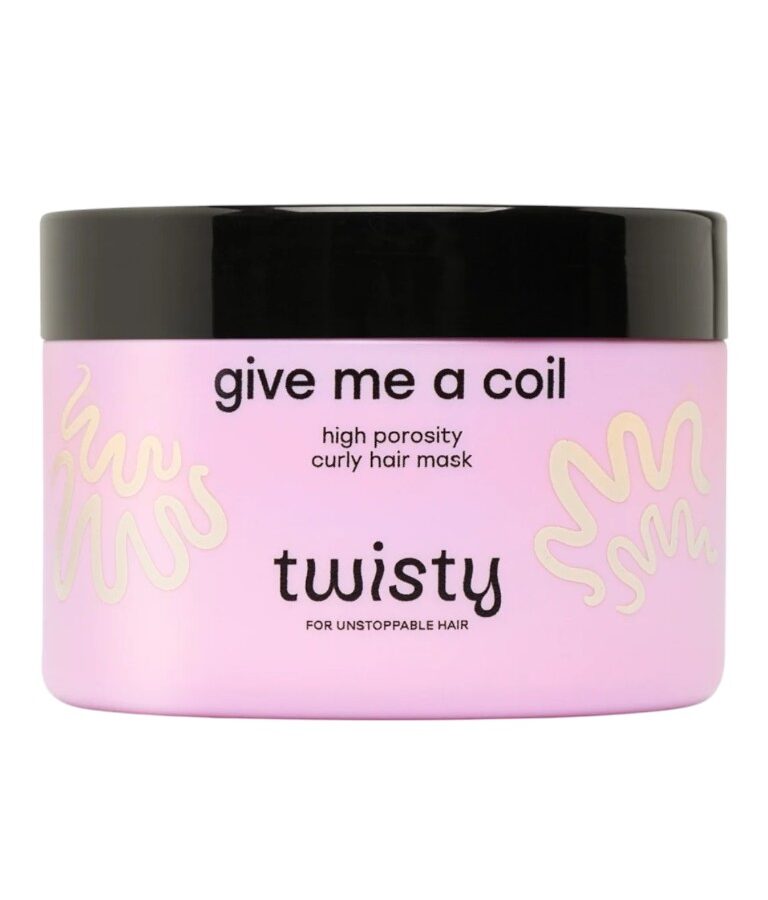 Маска за къдрава коса с висока порьозност с маслa от ший и индийски коноп Twisty